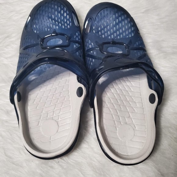 Blue Water Proof Slip on Sandals Clogs, 7.5M, 9.5W - Picture 5 of 6